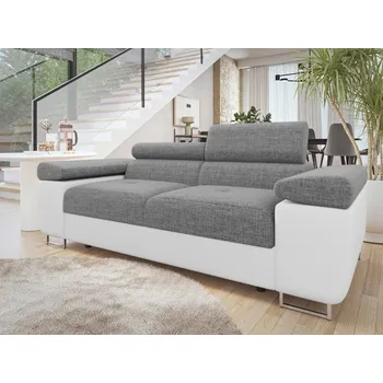 Nábytek Pohovka Torezio 2, Potah: ekokůže Soft 017 (bíla) + Lux 05 MIRJAN 5903211317316