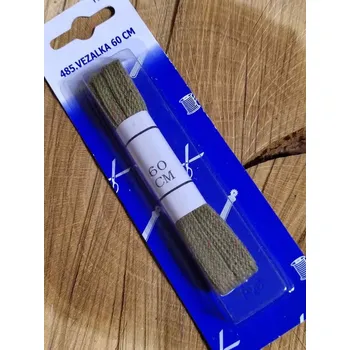 Tkaničky do bot Tkaničky do bot ploché 60 cm barva khaki