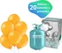 Helium do balónku Amscan Helium + balónky 20 ks oranžové
