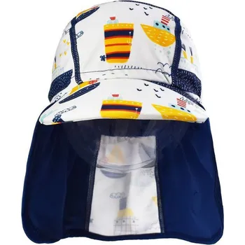 Kojenecká čepice Splash About Čepice pirát s UV filtrem 40+ Tug Boats Vel. 3-6 let