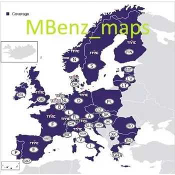 Mapový podklad pro GPS navigaci Mercedes Benz DVD COMAND APS NTG4-204 2019