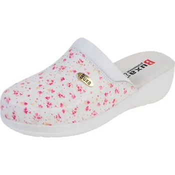 Pracovní obuv Buxa MED10 Dámská zdravotní obuv růžová květinová Velikost: 35