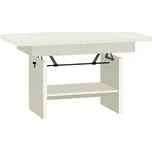 Rozkládací a zvedací konferenční stolek Kenez, Barva: alpská bílá MIRJAN 5902928483048