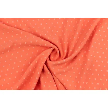 Šifon s pecičkami meruňka