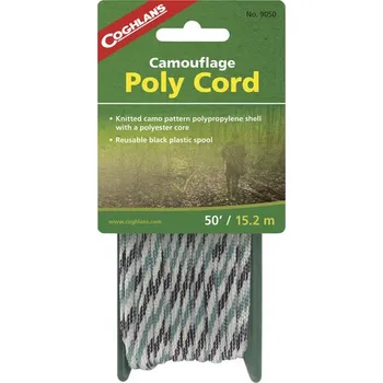 Železářství Lano Coghlans PP 5 mm, 15 m kamufláž