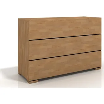 Nábytek ImportWorld Komoda Elisabeth 3S, buk masiv (Barva dřeva: Dub)