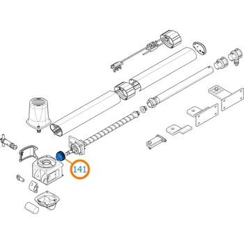 Pohon brány CAME 119RID171 převodové kolo motoru KRONO