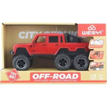 autíčko Jeep červený na baterie