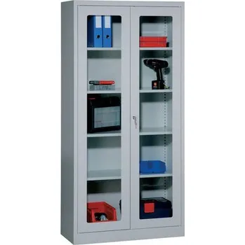 Skříňka na nářadí Manutan Expert Kovová dílenská skříň, 195 x 95 x 40 cm