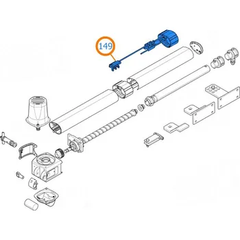 Pohon brány Came 119RID181 spínače koncových poloh - pravý KRONO 300D/310D