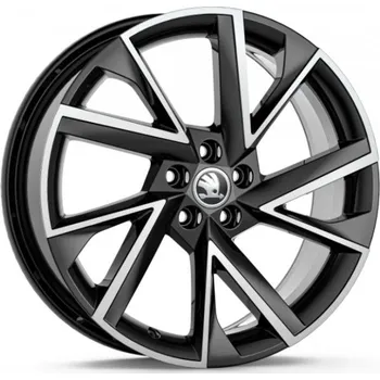 Disk Škoda Vega 7x18 5x100 ET39 Lesklá černá