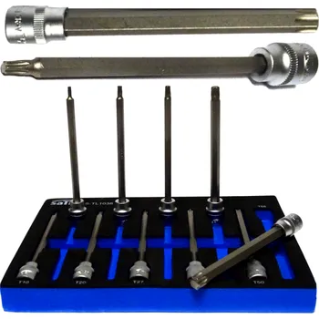 Klíč SATRA Dlouhé nástrčné klíče Torx T10-T55, 3/8", 140mm