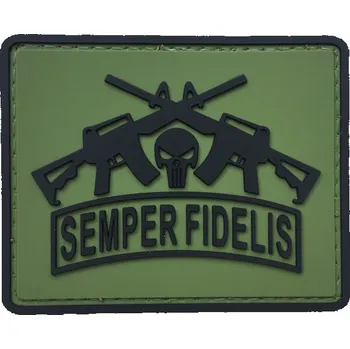 Nášivka WARAGOD Semper Fidelis PVC nášivka, zelená