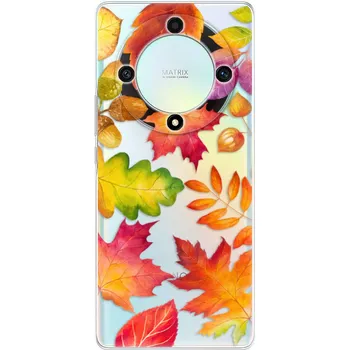 Pouzdro na mobilní telefon Silikonové pouzdro iSaprio - Honor Magic5 Lite 5G - Autumn Leaves 01 (Odolný silikonový kryt, obal, pouzdro iSaprio - Honor Magic5 Lite 5G - Autumn Leaves 01 - skvělá ochrana a pružnost, stylový UV potisk, lehkost, tiskne se v České republice)