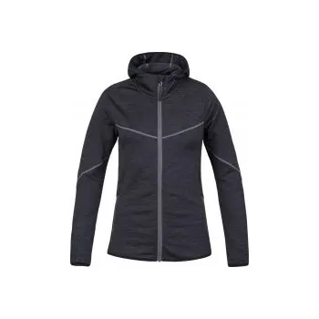 Dámská mikina Hannah DAGNYS HOODY anthracite mel 36; Černá mikina + DÁREK DLE VÝBĚRU!