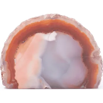Přírodní kámen Milujeme Kameny Achát - řez - oranžovočervený CHO5 407638