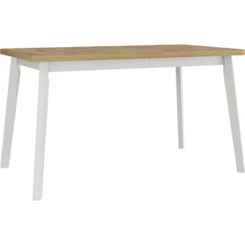 Nábytek Rozkládací stůl Harry 80 x 140/180 VI, Barva dřeva: dub artisan - L, Barvy nožiček: Bíla MIRJAN 5903211234880