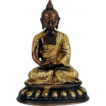 Buddha Amitabha mosazný 15 cm kovová soška