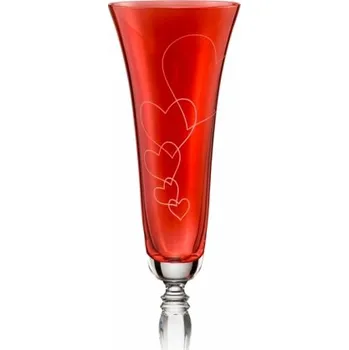 Sklenice Victoria LOVE set 2kusy skleniček na sekt 180 ml * (Cena za set 2 kusy)