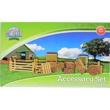 Domeček pro panenku Kids Globe Sada doplňků k farmě 1:32 19ks v krabičce