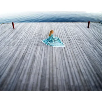 deka Bavlněná/vlněná deka Pappelina HONEY turquoise/vanilla