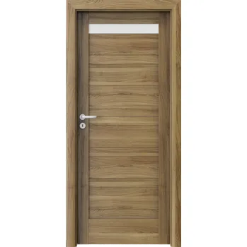Interiérové dveře Porta Doors Interiérové dveře se zárubněmi Verte Home D1 Dekor: akát medový, Šířka - orientace: 80 cm - levé