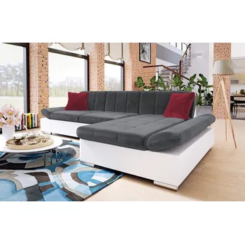 Nábytek Rohová sedací souprava Magnir, Potah: ekokůže Soft 017 + Kronos 22 + Kronos 02, Strana: pravá MIRJAN 5903211185465