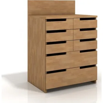 Komoda ImportWorld Komoda Erna 6+2, buk masiv (Barva dřeva: Přírodní)