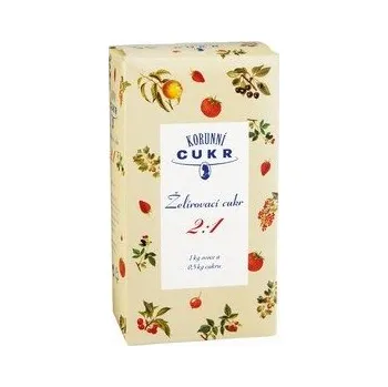 Cukr Želírovací cukr KORUNNÍ 500 g 2:1 - balení 12 ks - SUPER CENA (Na 1 kg ovoce / balení 12 ks / cena za 1 ks 39,- Kč)