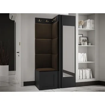 Předsíňová sestava Terospito XXVI, Barva: černá, Barva látek:: Manila 04 MIRJAN 5903211230400