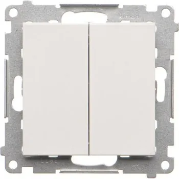 vypínač Čtyřnásobný spínač (vypínač) Bílý matný Simon 55