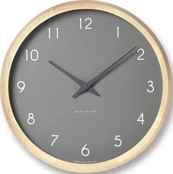 Hodiny Lemnos, Nástěnné hodiny Campagne šedé - Formadore