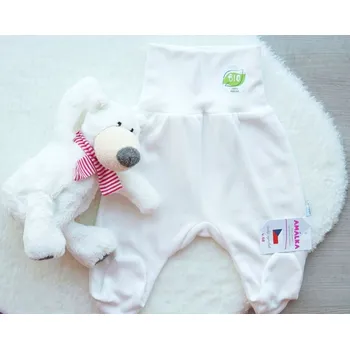 AMÁLKA Bavlněné polodupačky, smetanové Velikost: 68