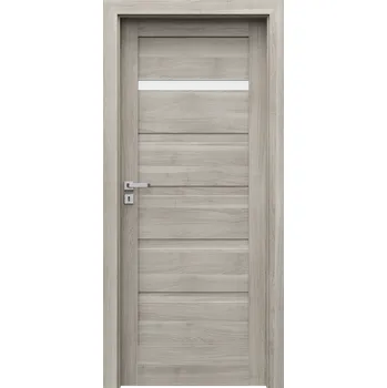 Interiérové dveře Porta Doors Interiérové dveře se zárubněmi Verte Home H1 Dekor: akát stříbrný, Šířka - orientace: 90 cm - pravé
