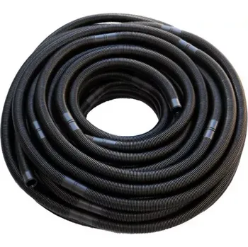 Bazénová hadice 1m / 38 mm černá solární