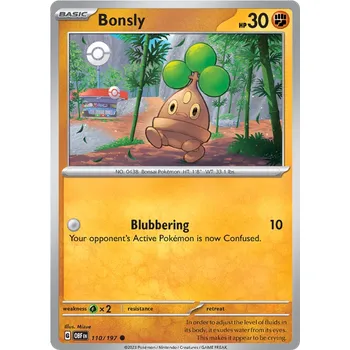 Sběratelská karetní hra Pokémon TCG Bonsly 110/197