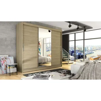 Šatní skříň Skříň Dasto I, Barva: sonoma, Osvětlení: bez osvětlení MIRJAN 5903211233166