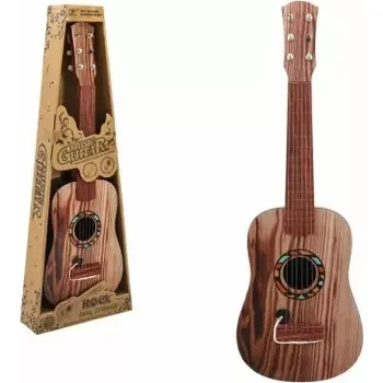 Hudební nástroj pro děti Kytara s trsátkem plast 58cm v krabici 23x64x8cm
