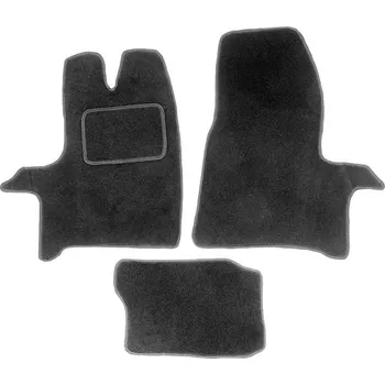 autokoberec ACI textilní koberce pro FORD Transit 14- 16- černé (3 sedadla, sada 3 ks)