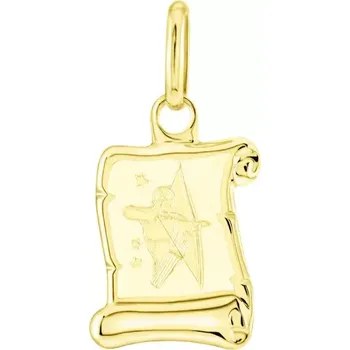 Přívěsek GEMMAX Zlatý přívěsek na pergamenu s gravírováním - znamení STŘELEC 585/0,37gr GUPYN-43101 MALY (GEMMAX Zlatý přívěsek na pergamenu s gravírováním - znamení STŘELEC 585/0,37gr GUPYN-43101 MALY)