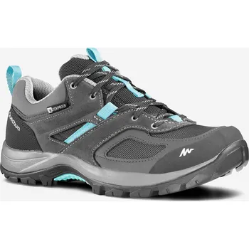 Pánské tenisky QUECHUA Dámské turistické nepromokavé boty MH 100 39 MODRÁ|ŠEDÁ