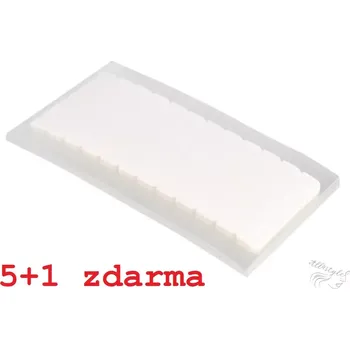 Ozdoba do vlasů Náhradní pásky pro vlasové PU pásky tape in na prodlužování vlasů 12ks lepících pásek AKCE 5 balení +1 zdarma