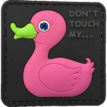 Nášivka WARAGOD Nášivka 3D Tactical Rubber Duck, růžová