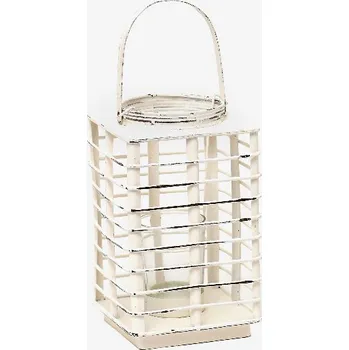 Lucerna bílá, 11 x 11 x 18 cm|Ego Dekor