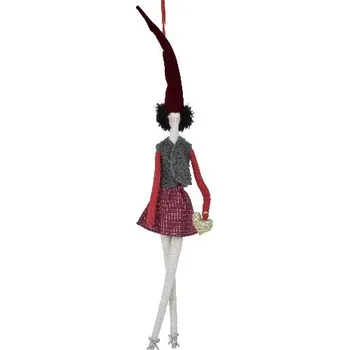 Anděl látkový zimní, 13 x 55 x 6 cm JUSTÝNA|Ego Dekor