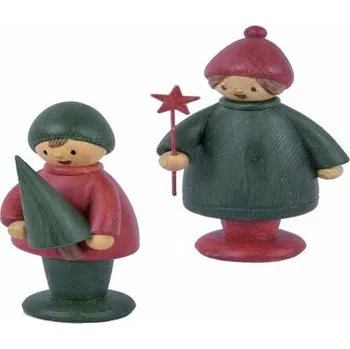 Panenka Dekorace panáček/panenka s hvězdičkou, 14cm, balení obsahuje 2 kusy!|Ego Dekor