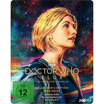 Blu-ray film Doctor Who - Staffel 13: Flux - LIMITED STEELBOOK EDITION LTD. – Azhur Saleem,Jodie Whittaker,Mandip Gill,John Bishop (EN)