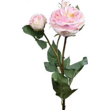 umělá květina Květina růže, sv. růžová|Ego Dekor