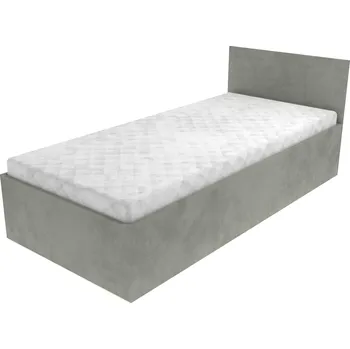 Postel Postel Tereza světle šedá s úložným prostorem