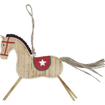 Bytová dekorace Koník dřevěný, velký|Ego Dekor